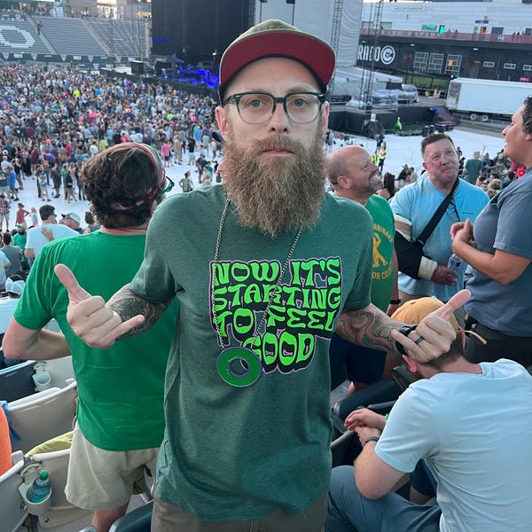Surrender to the Flow Mondegreen Tee